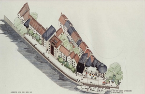 Wisbech West Bank Axonometric view